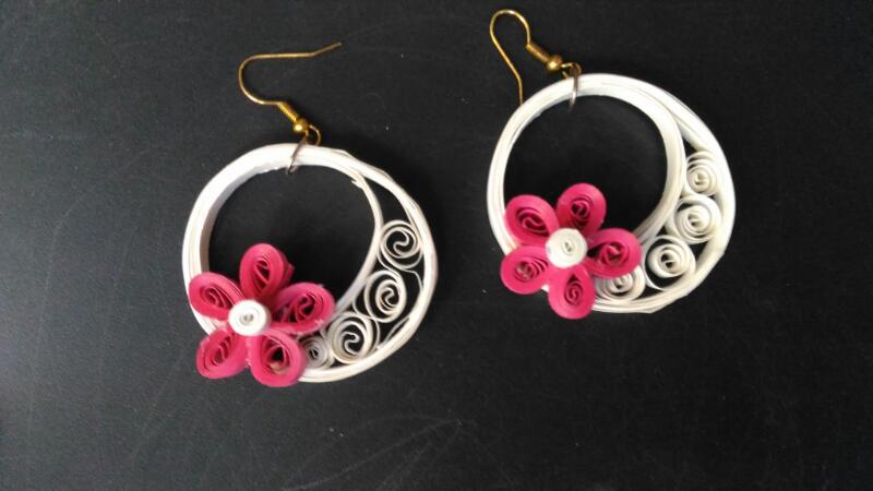 Quilled earrings