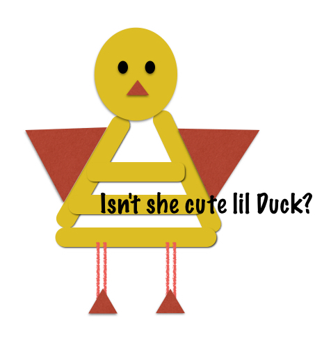 Popsicle stick duck