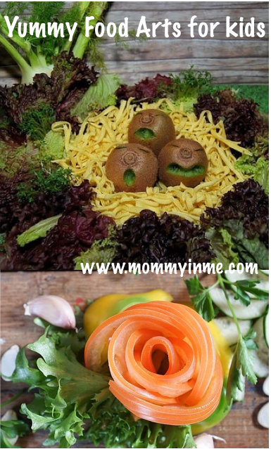 Food art : Easy way to let kids eat nutritional food