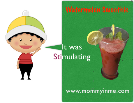 Refreshing watermelon smoothie