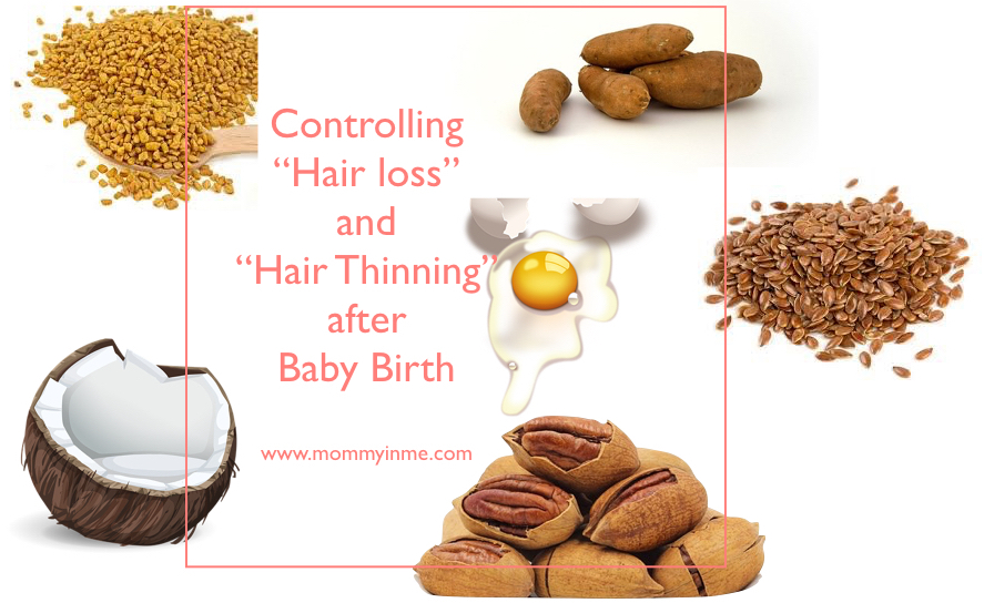 Controlling hair fall after baby birth