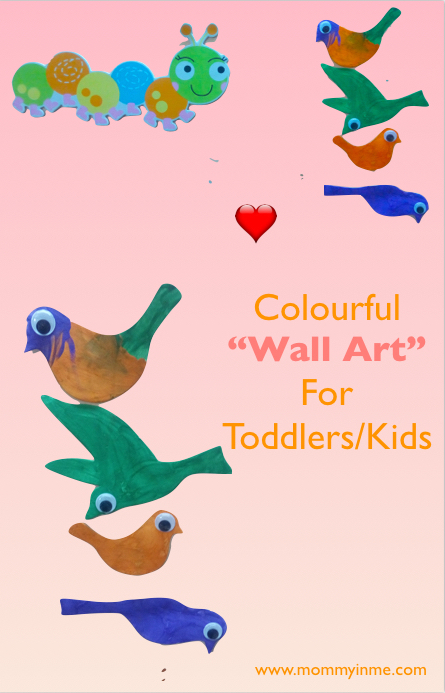 Colourful wall art for kids