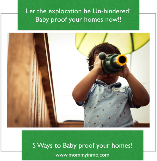 Unaware how to child proof your house as your infant turns to toddler? Child proofing house is a major task for us to ensure the safety of our children. Read best 5 tips to baby proofing or child proofing homes from an experienced mama! #childproofing #babyproofing #childproof #babyproof #babylocks #childproofinglocks #childproofingproducts #safety #childsafety