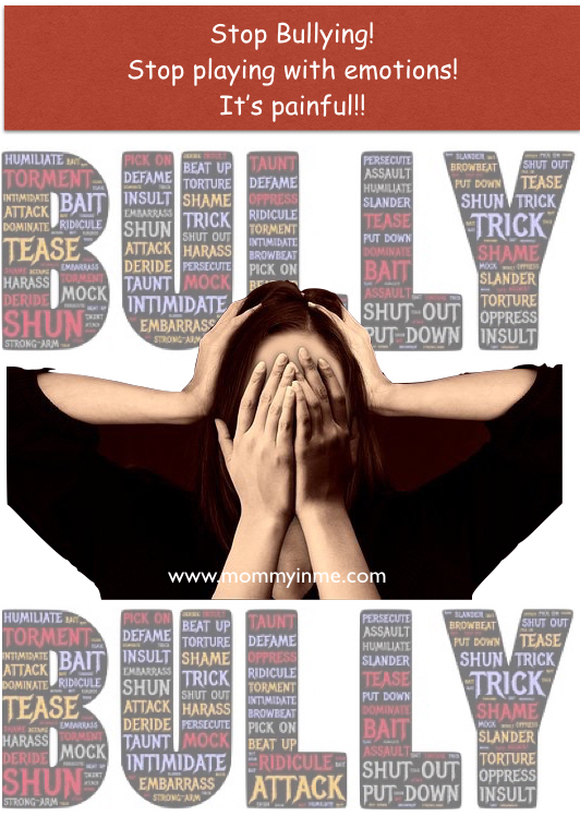 Is your child bullying others or is he is the victim of bullying? Are you aware of the stress your child might be in? Read some tips to stop bullying. #bullying #childbullying #teenagerissues #psycological