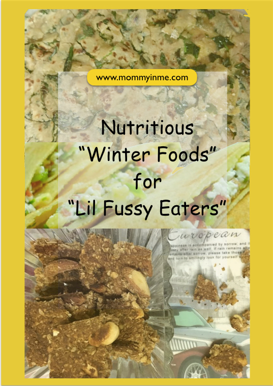 Making kids eat healthy foods! Out of ideas how to make kids eat nutritious foods in winters? Here are some ideas that will help you make your kid eat healthy and kids will relish. #fussyeaters #winterfoods #healthyfood #nutritious #granolabars #sandwiches #delicious #yumm #food #forkids