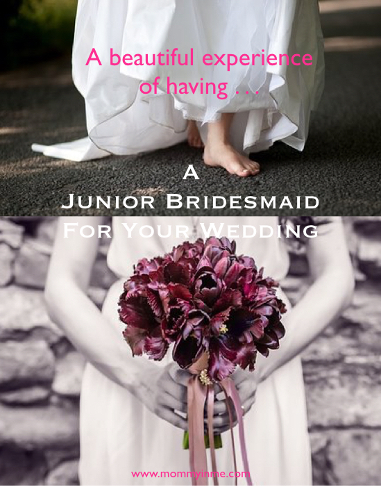 Are you planning your wedding and need to work on Bridesmaid? Why not take a chance to have one Junior Bridesmaid, which will fill the aura with fun. #juniorbridesmaid #bridesmaid #wedding #weddingfun