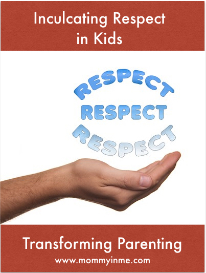 Inculcating the value of Respect in kids is something every parent work towards. We know that kids learn more from what they see. So here are some tips to help you transfer the value of respect while raising kids.#respect #raisingkids #positiveparenting #parenting #motherhoodgoals