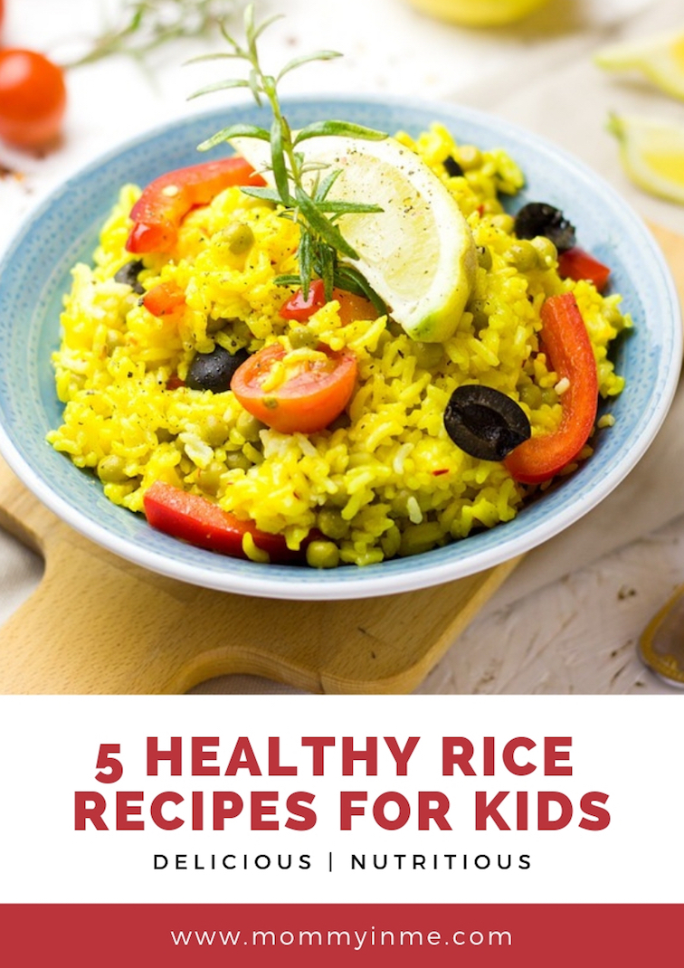 Rice is a staple cereal across the world. And here are 5 nutrious and tasty Rice recipes for kids. Easy to cook, these delicacies taste delicious. #kidsrecipe #deliciousfood #recipe #ricerecipe #forkids #tiffinideas #lunchideasforkids #mangorice #curdrice 