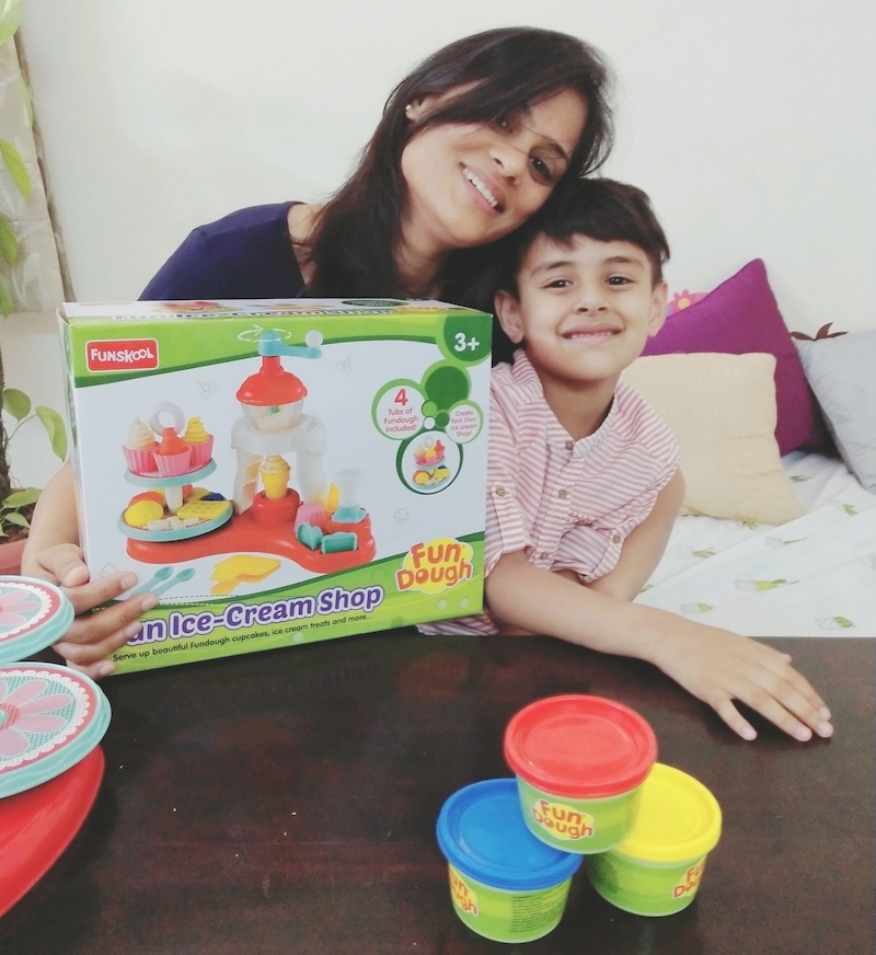 Dough is an ultimate fum for kids more than 3 years old. Playing with Playdough and Fundough not just ignites creativity but also helps in social, emotional, linguistic and fine motor developments. It helps kids build up a self confidence. Read about fundough from the house of best toy brand in India, FUnskool #funskool #fundough #playdough #dough #creativekids #raiingkids #play #motherhood